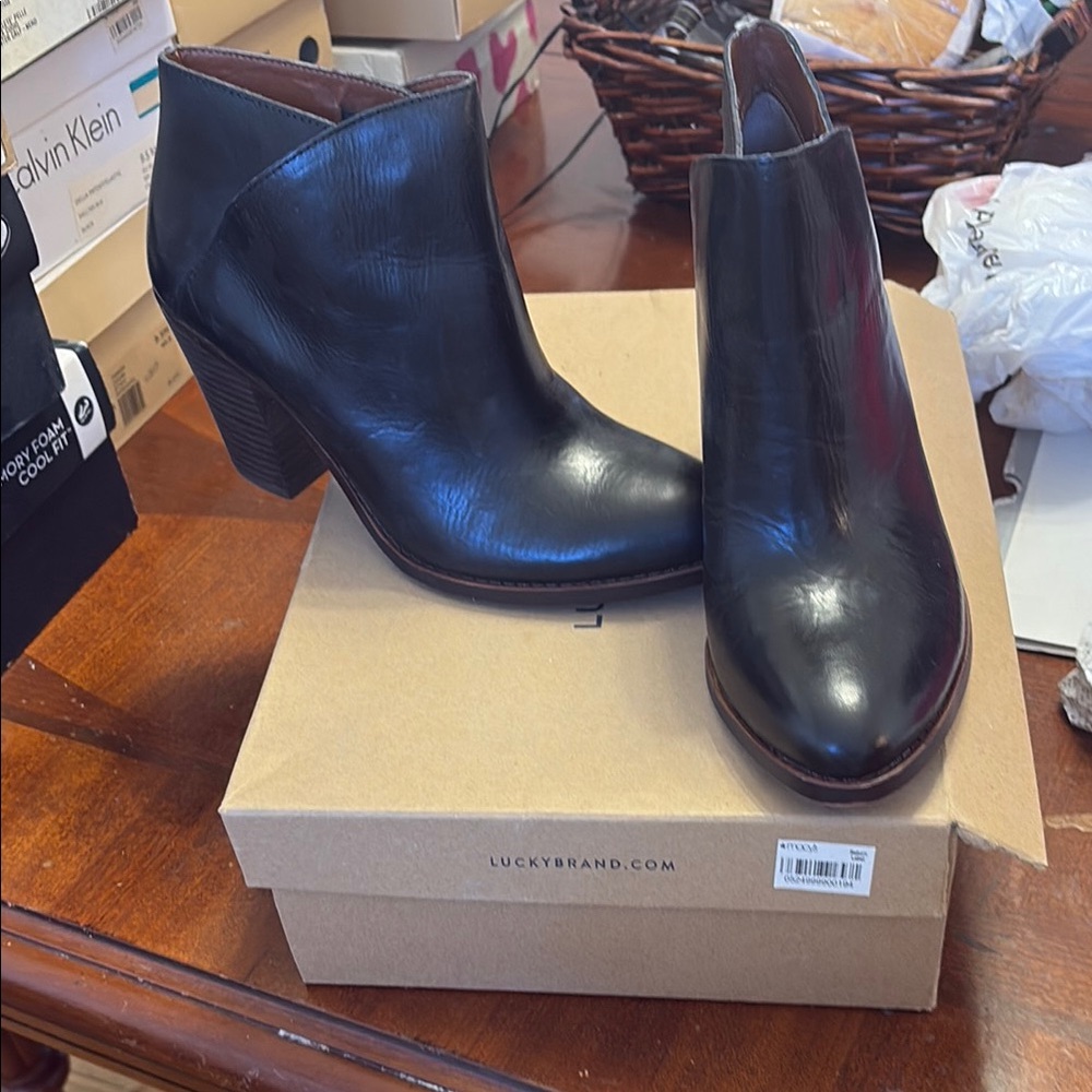 Lucky Brand Black Women's Ankle Boots